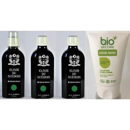 LOT: 3 flacons d'Elixir TL macération + 1 crème offerte