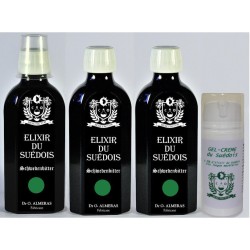 LOT: 1 gel-crème + 3 flacons d'Elixir TL macération